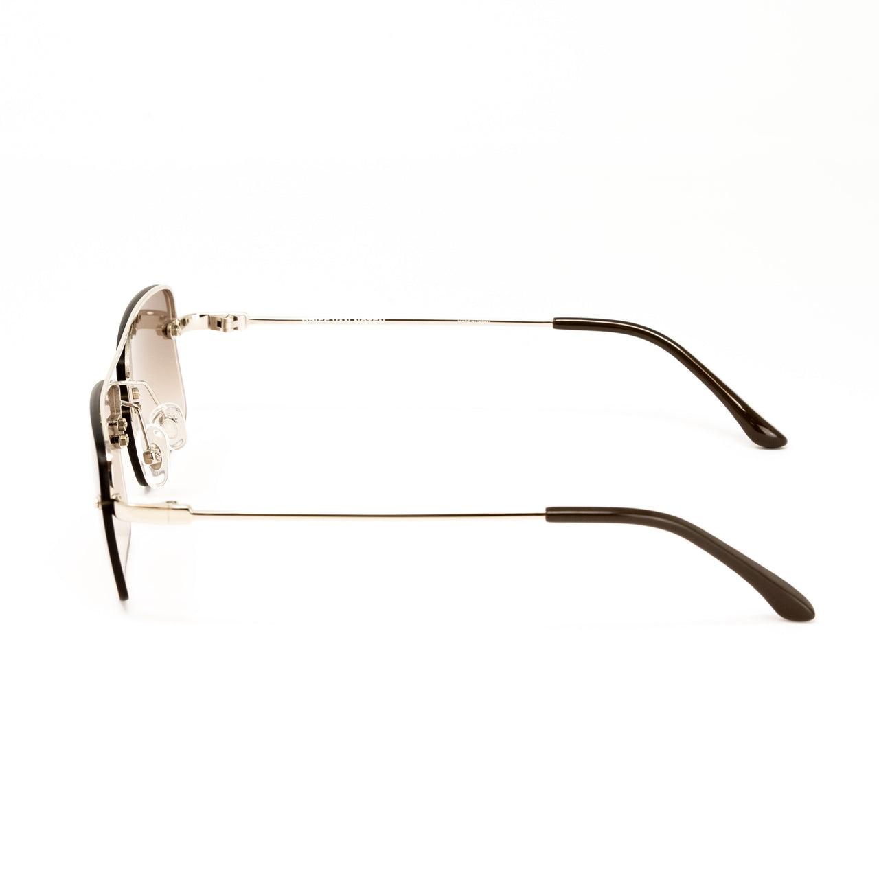 Dries Van Noten x Linda Farrow Brown Sunglasses