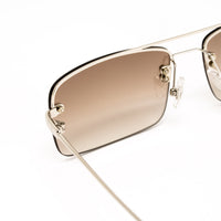 Thumbnail for Dries Van Noten x Linda Farrow Brown Sunglasses