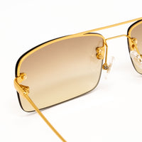 Thumbnail for Dries Van Noten x Linda Farrow Gold Sunglasses