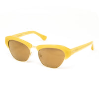Thumbnail for Dries Van Noten x Linda Farrow Yellow Sunglasses