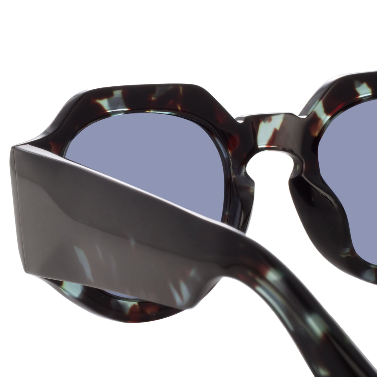 Dries Van Noten Men's Angular Grey Sunglasses