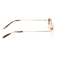 Thumbnail for Dries Van Noten x Linda Farrow Gold Sunglasses