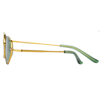 Thumbnail for Dries Van Noten Ladies Cat Eye Green Sunglasses