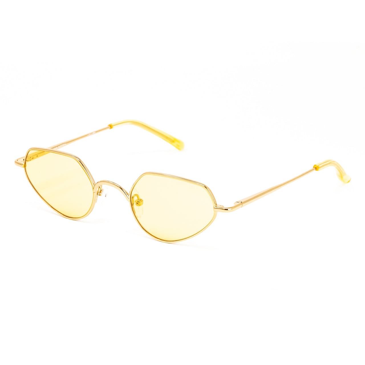 Dries Van Noten x Linda Farrow Gold Sunglasses