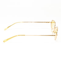 Thumbnail for Dries Van Noten x Linda Farrow Gold Sunglasses