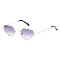 Thumbnail for Dries Van Noten x Linda Farrow Silver/Purple Sunglasses