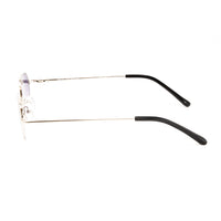 Thumbnail for Dries Van Noten x Linda Farrow Silver/Purple Sunglasses