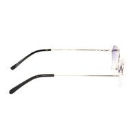 Thumbnail for Dries Van Noten x Linda Farrow Silver/Purple Sunglasses