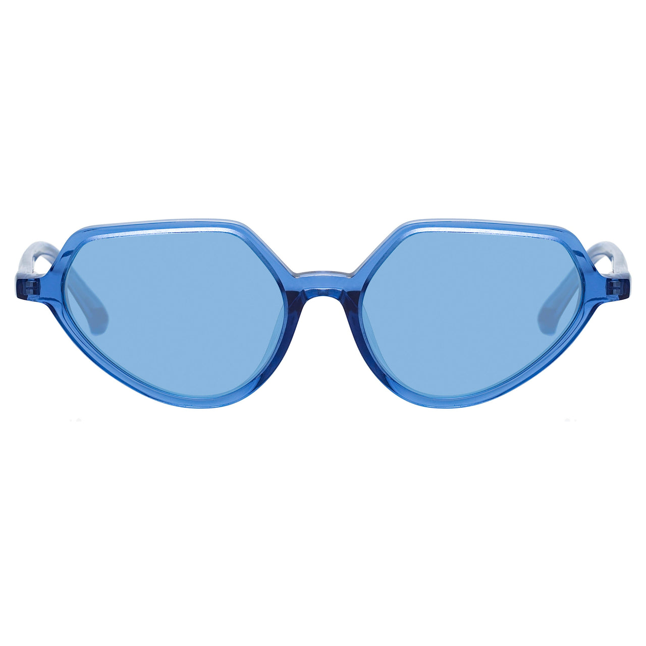 Dries Van Noten Ladies Cat Eye Blue Sunglasses DVN178C10SUN