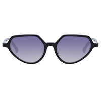 Thumbnail for Dries Van Noten Ladies Cat Eye Grey Sunglasses