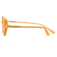 Thumbnail for Dries Van Noten Ladies Cat Eye Orange Sunglasses