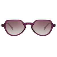Thumbnail for Dries Van Noten Men's Angular Purple Sunglasses