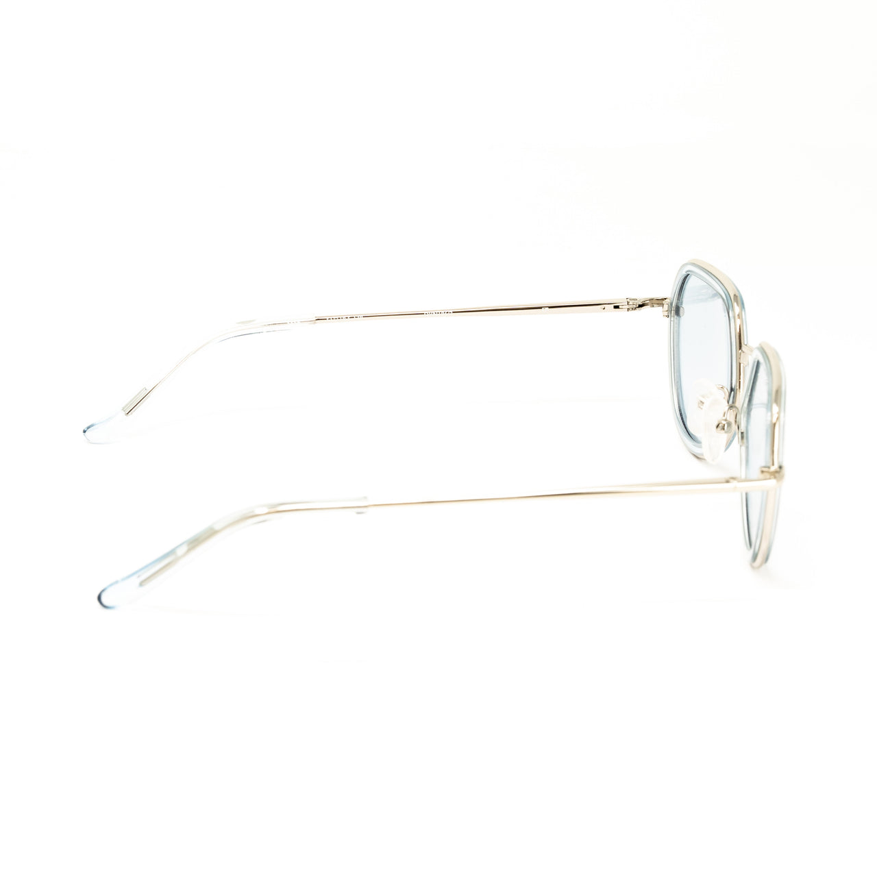 Dries Van Noten x Linda Farrow Gold Sunglasses