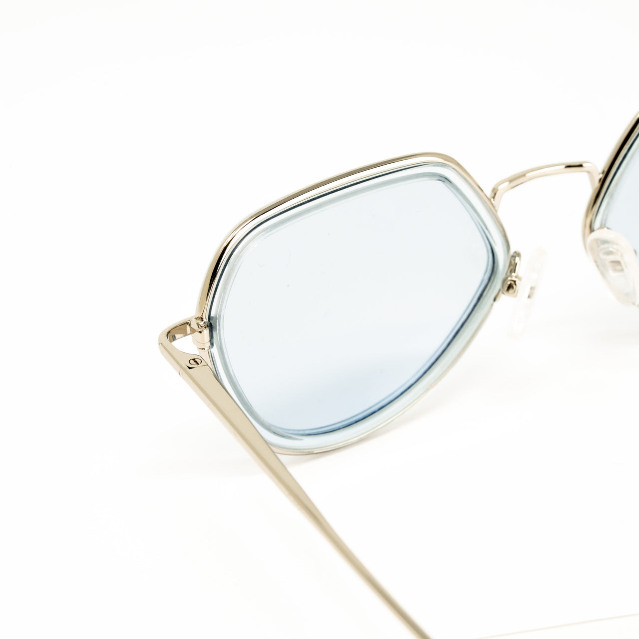 Dries Van Noten x Linda Farrow Gold Sunglasses