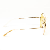 Thumbnail for Dries Van Noten x Linda Farrow Gold Sunglasses