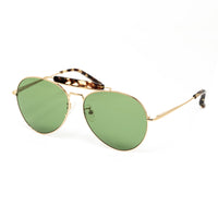 Thumbnail for Dries Van Noten x Linda Farrow Green Sunglasses