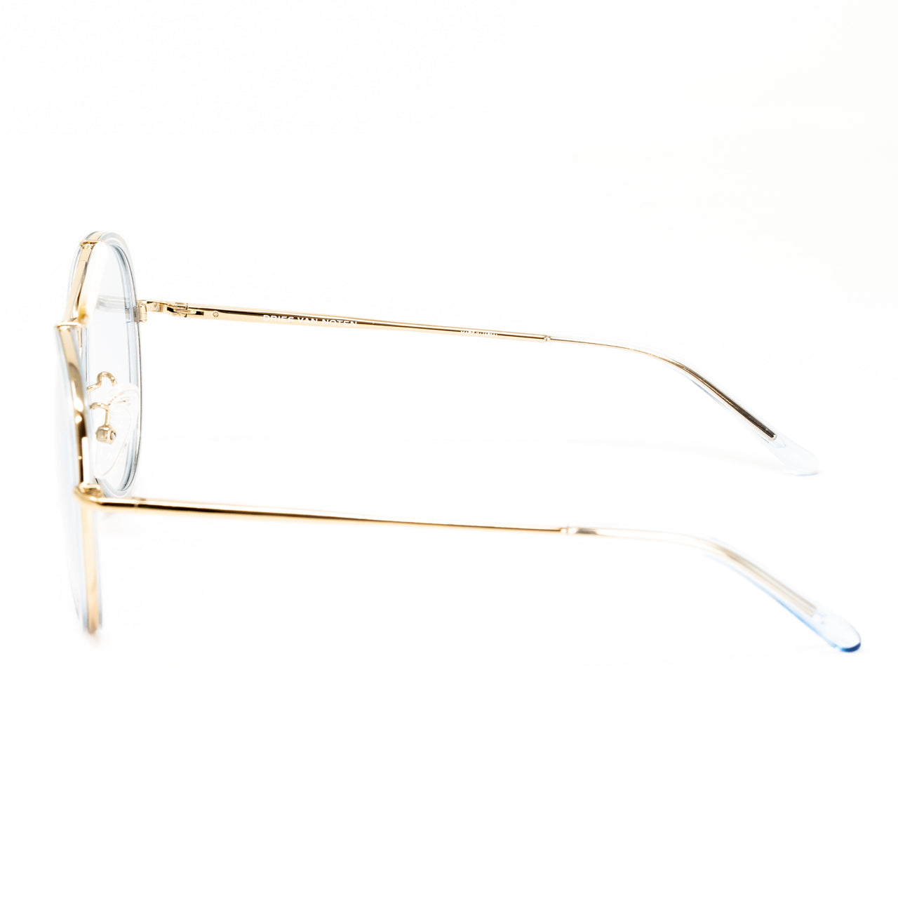 Dries Van Noten x Linda Farrow Gold Sunglasses
