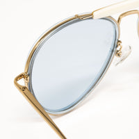 Thumbnail for Dries Van Noten x Linda Farrow Gold Sunglasses