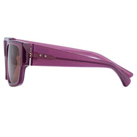 Thumbnail for Dries Van Noten x Linda Farrow Purple Sunglasses