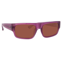 Thumbnail for Dries Van Noten x Linda Farrow Purple Sunglasses