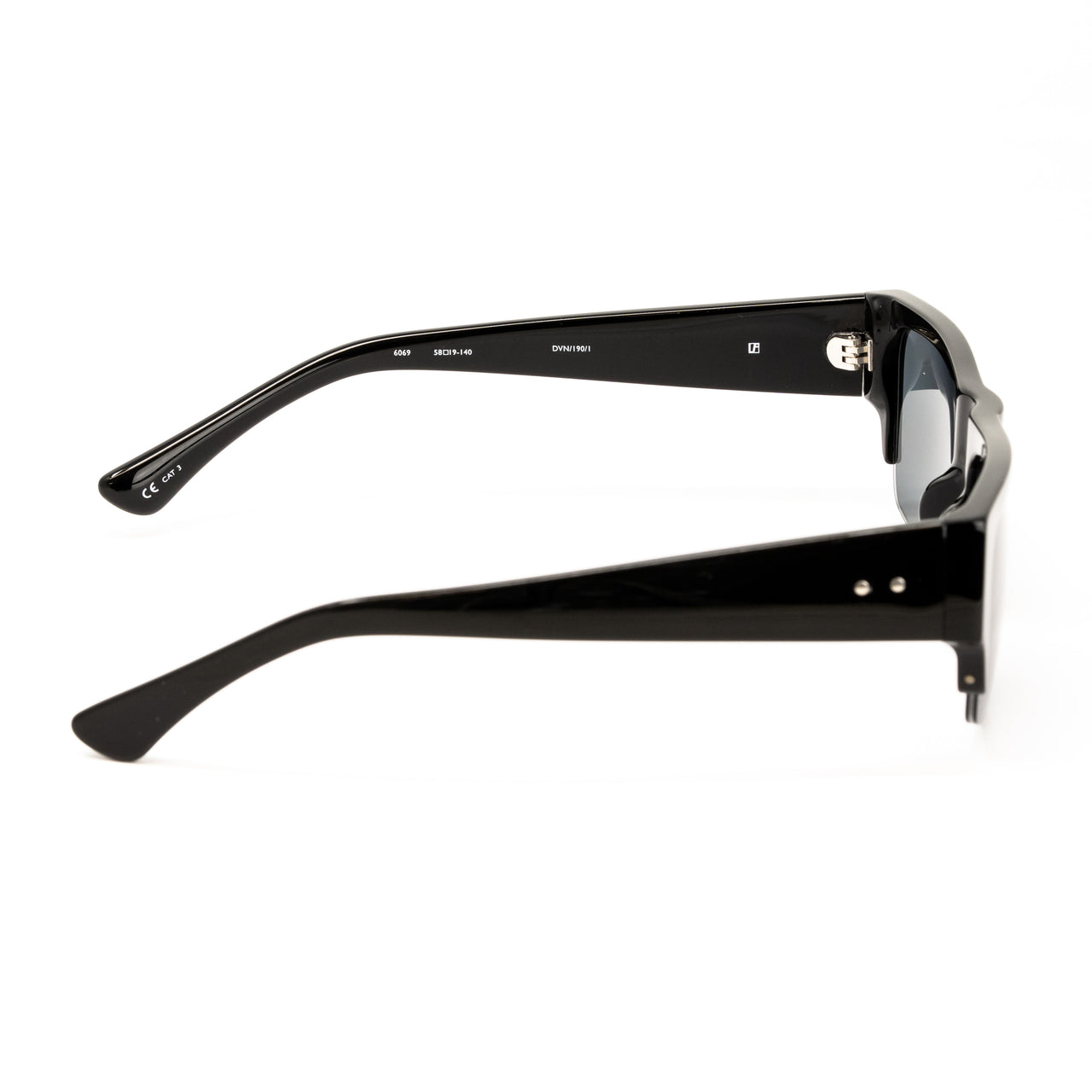 Dries Van Noten x Linda Farrow Black Sunglasses