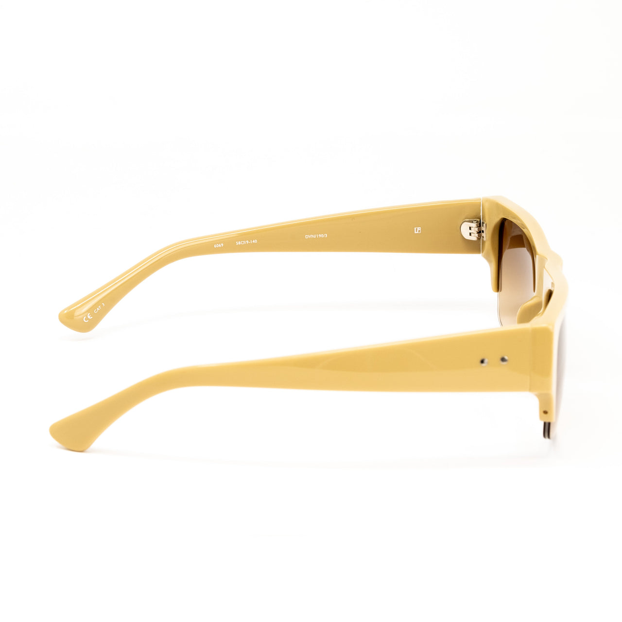 Dries Van Noten x Linda Farrow Mustard Sunglasses