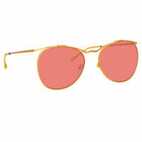 Thumbnail for Dries Van Noten Ladies Cat Eye Red Sunglasses