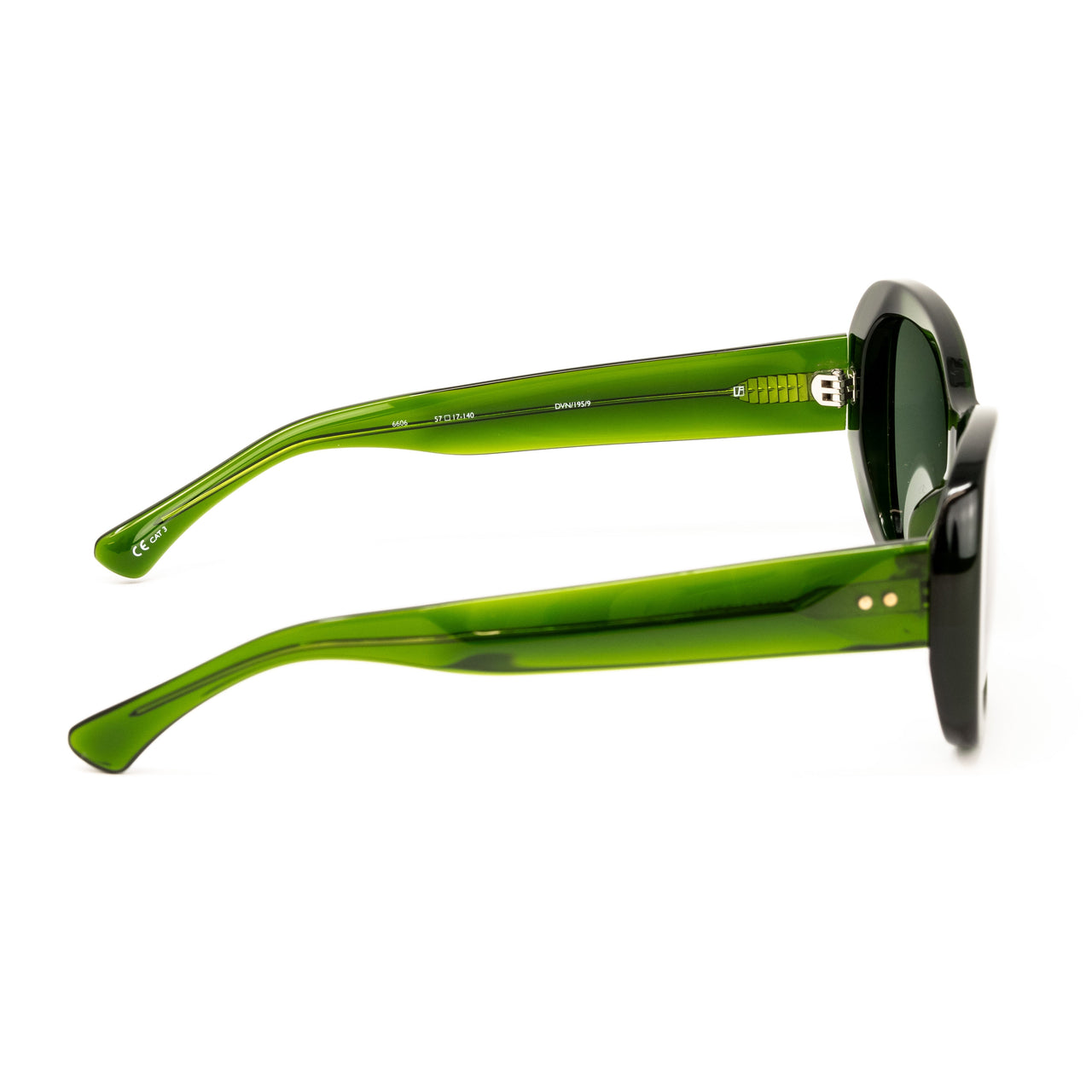 Dries Van Noten x Linda Farrow Green Sunglasses