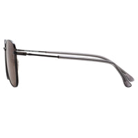 Thumbnail for Dries Van Noten Men's Aviator Grey Sunglasses