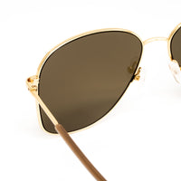 Thumbnail for Dries Van Noten x Linda Farrow Gold Sunglasses