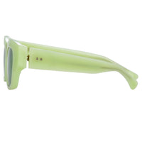 Thumbnail for Dries Van Noten Ladies Cat Eye Green Sunglasses