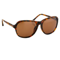 Thumbnail for Dries Van Noten Unisex Square Brown Sunglasses DVN28C2SUN