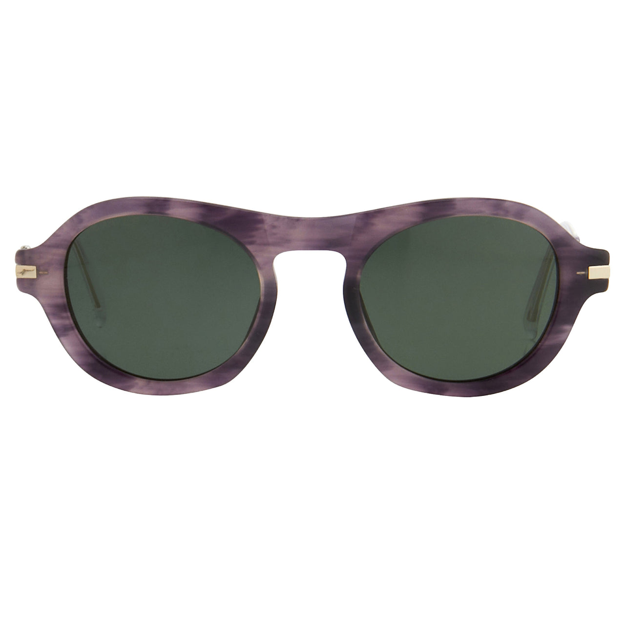 Dries Van Noten Unisex Oval Grey Sunglasses DVN31C4SUN