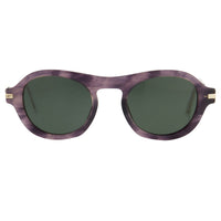 Thumbnail for Dries Van Noten Unisex Oval Grey Sunglasses DVN31C4SUN