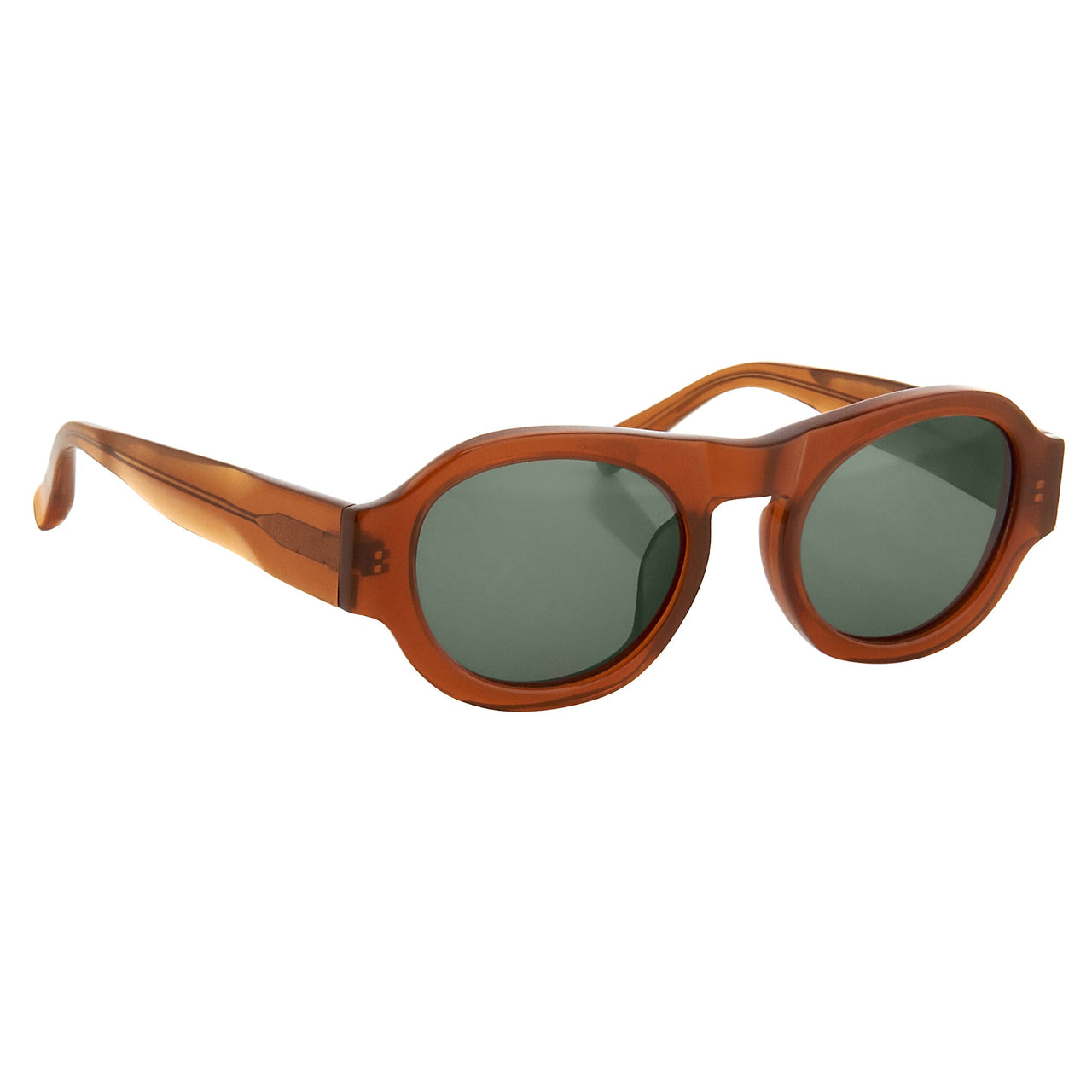 Dries Van Noten Unisex Round Brown Sunglasses DVN33C3SUN