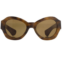 Thumbnail for Dries Van Noten Unisex Oversized Brown Sunglasses DVN35C7SUN