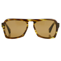 Thumbnail for Dries Van Noten Unisex Square Yellow Sunglasses DVN39C4SUN