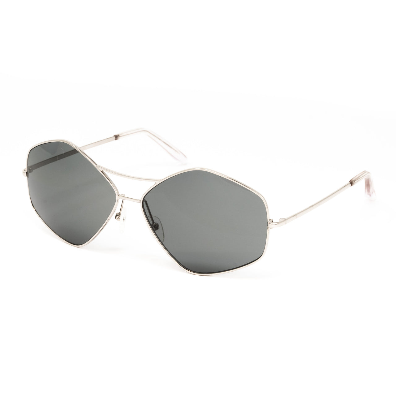 Dries Van Noten x Linda Farrow Silver Sunglasses