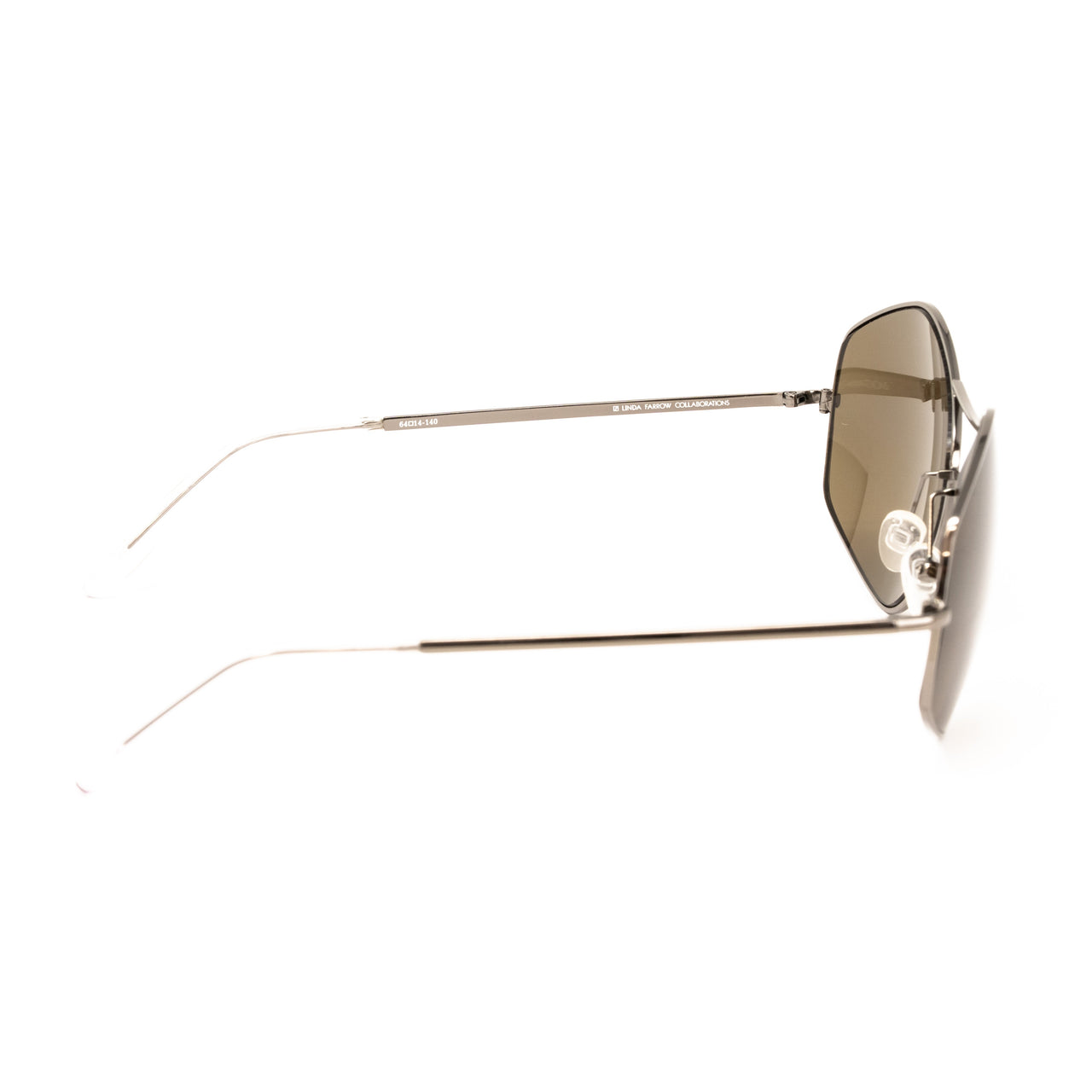 Dries Van Noten x Linda Farrow Brown Sunglasses