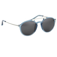 Thumbnail for Dries Van Noten Unisex Round Grey Sunglasses DVN54C2SUN