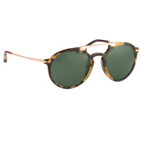 Thumbnail for Dries Van Noten Unisex Round Green Sunglasses DVN54C4SUN