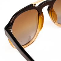 Thumbnail for Dries Van Noten x Linda Farrow Dark Brown Sunglasses