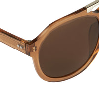 Thumbnail for Dries Van Noten Unisex Aviator Brown Sunglasses DVN55C3SUN