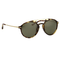 Thumbnail for Dries Van Noten Men's Aviator Green Sunglasses DVN59C4SUN