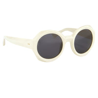 Thumbnail for Dries Van Noten Ladies Oversized Grey Sunglasses DVN61C1SUN