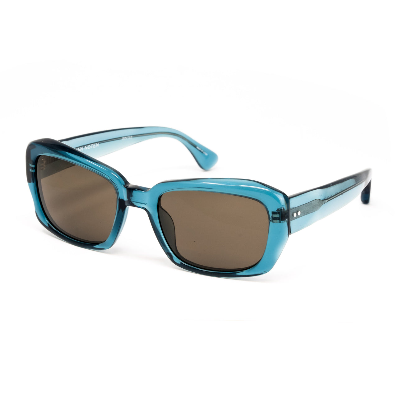 Dries Van Noten x Linda Farrow Blue Sunglasses