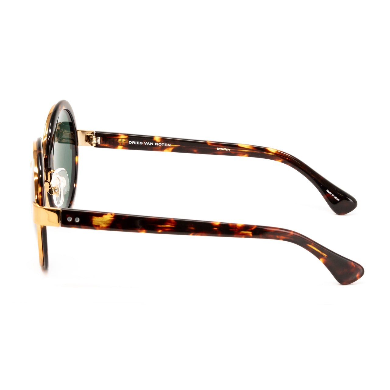 Dries Van Noten x Linda Farrow Tortoise/Gold Sunglasses