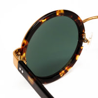 Thumbnail for Dries Van Noten x Linda Farrow Tortoise/Gold Sunglasses