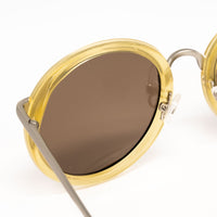 Thumbnail for Dries Van Noten x Linda Farrow Yellow Sunglasses