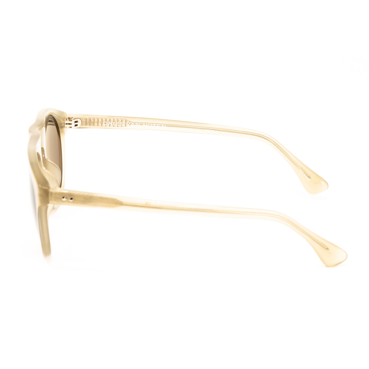 Dries Van Noten x Linda Farrow Beige Sunglasses